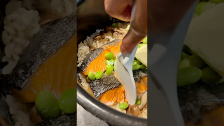 レシピ詳細は↓↓↓【鮭バター炊き込みご飯】