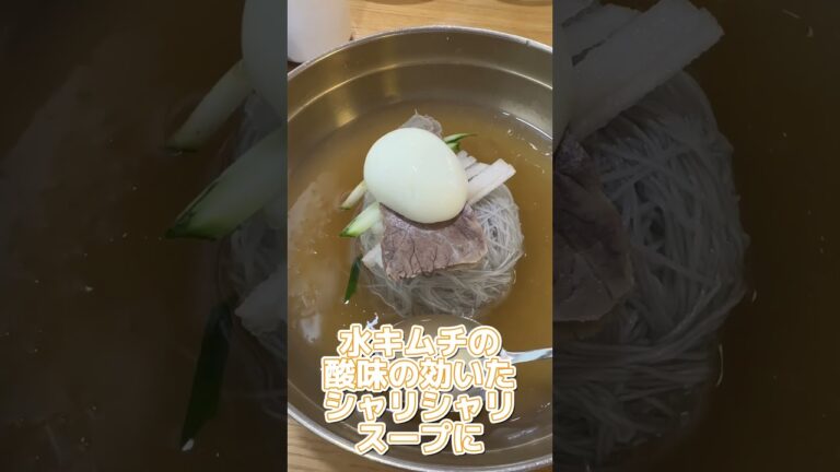 スープ飲み干すうまさ #冷麺 #함흥면옥 #물냉면 #韓国 #韓国冷麺 #coldnoodles #coldnoodles