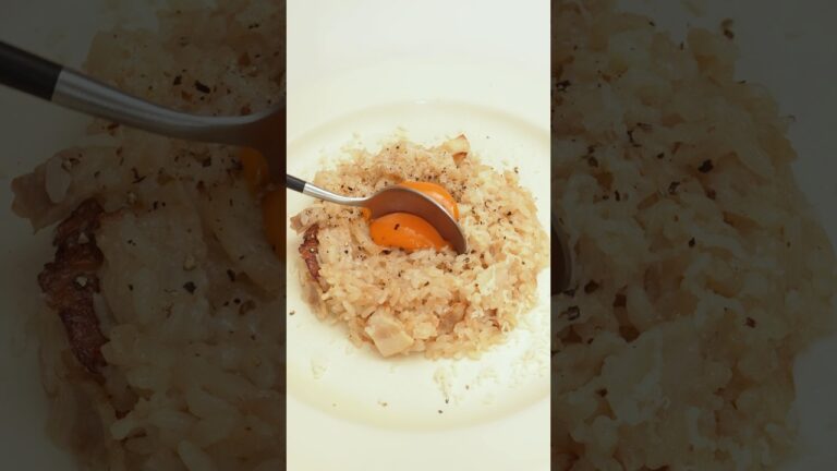 カルボナーラリゾット 😋 #shorts