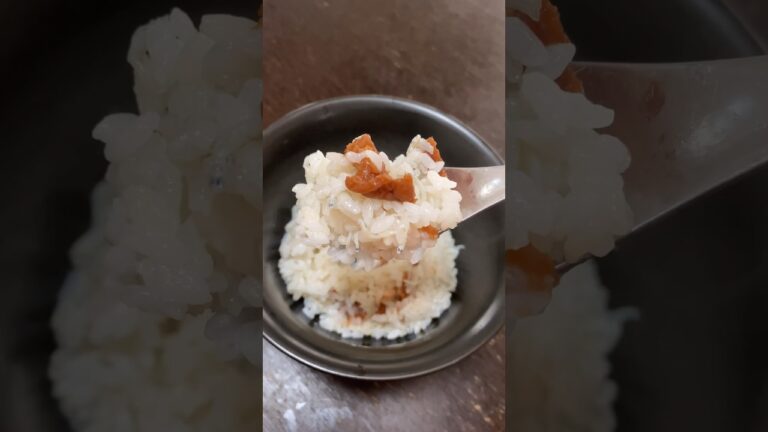 作業時間2分‼️暑い夏に食べたい『梅とじゃこの炊き込みご飯』 #レシピ #料理 #簡単レシピ #グルメ