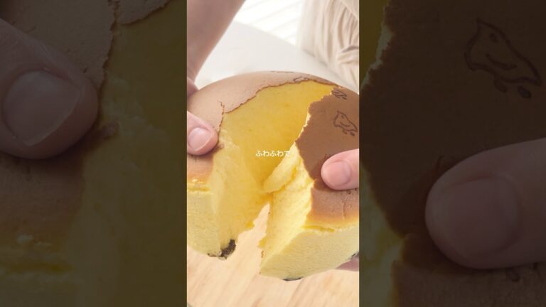 リクローおじさんのスフレチーズケーキがお家で再現できちゃう！　#おうちカフェ #簡単レシピ #簡単スイーツ #りくろーおじさん #スイーツ #sweets #cake  #cheesecake