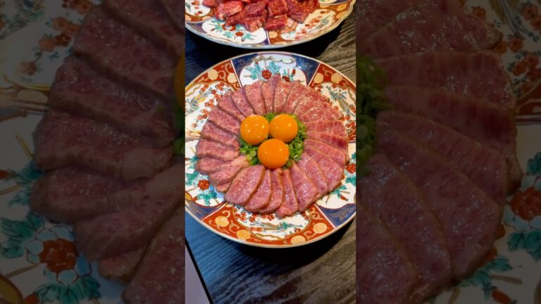 焼肉屋さんが本気で作ったレアステーキのユッケ味🥩【愛知 ホルモン焼肉 家成】