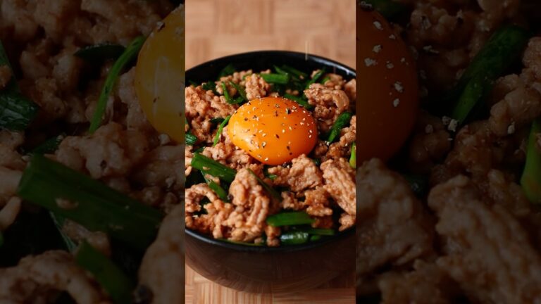 ニラのスタミナ丼🧄1週間スタミナ生活💪