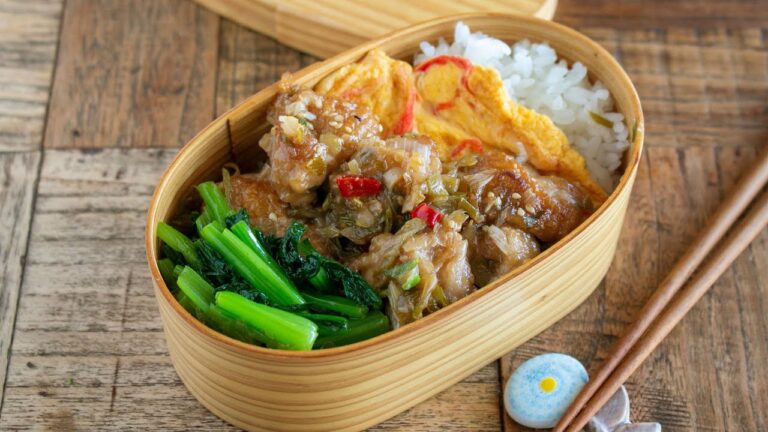 【冷凍できるお弁当】ネギだくにしたら激ウマだった！鶏もも肉の簡単ねぎ塩レモン炒め弁当レシピ#1052 #bento  #ideas #Japanese