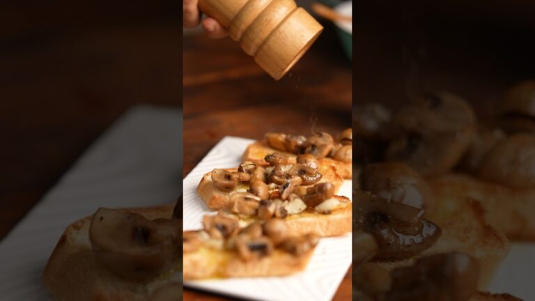Easy Mushroom Garlic Confit on Toast 🥖 | Chef Poonam Bindra Recipe