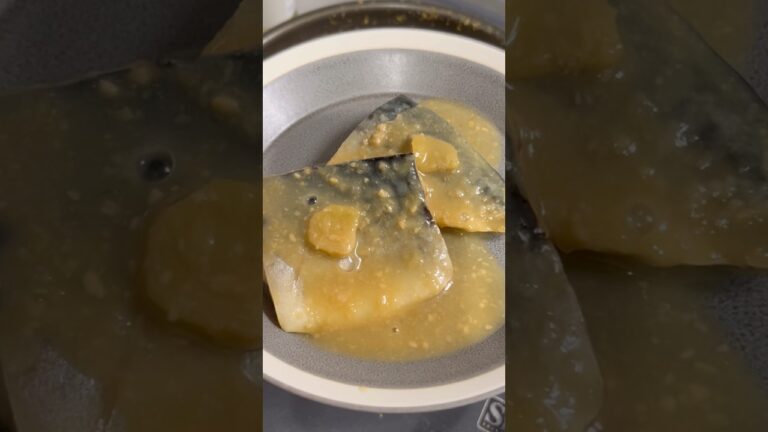 材料はたったの3つ！料理初心者でも作れる【鯖の味噌煮】