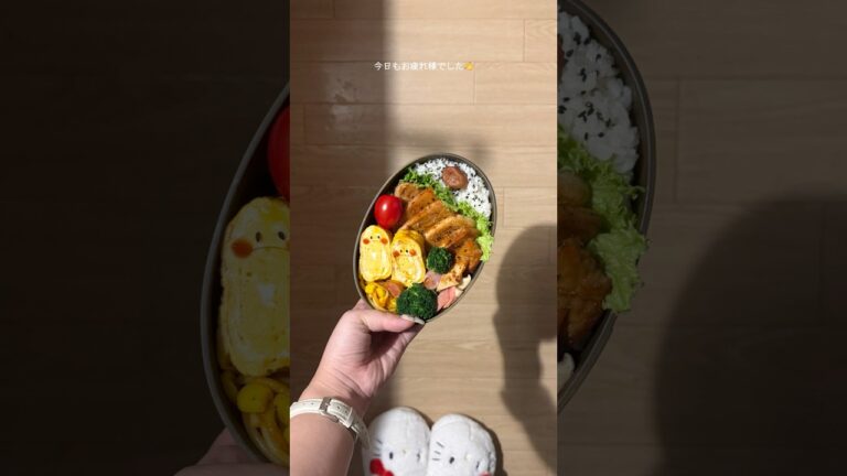 新卒社会人（23）同棲中の彼氏に送るお弁当記録🍙今日はトンテキ弁当作りました❕ #お弁当 #おうちごはん #お弁当おかず #簡単レシピ