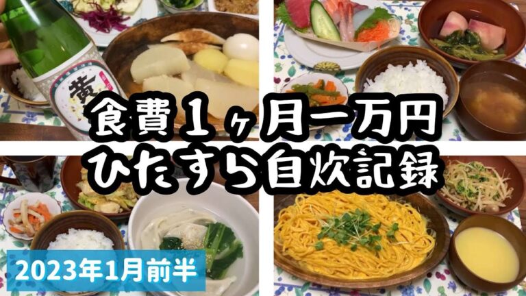 【自炊記録①】アラサー独身OL/節約/貯金/食費1万円
