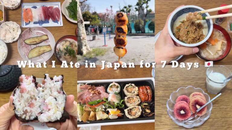 What I ate in Japan for 7 days🇯🇵🍡 / Japanese home cooked meals