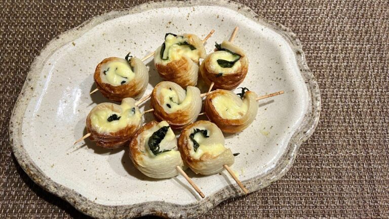 ちくわのわかめチーズロール