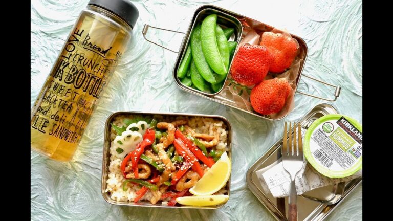 【お弁当作り】大豆ミートのチンジャオロース弁当の作り方〜How to make Japanese vegan bento lunch box〜