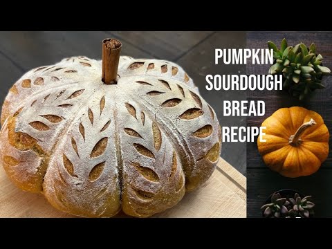 かぼちゃの形をしたサワードウブレッドの作り方（ステップバイステップ）