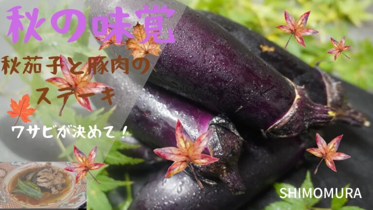 大人にも子供にも大人気！絶品スタミナ茄子料理！