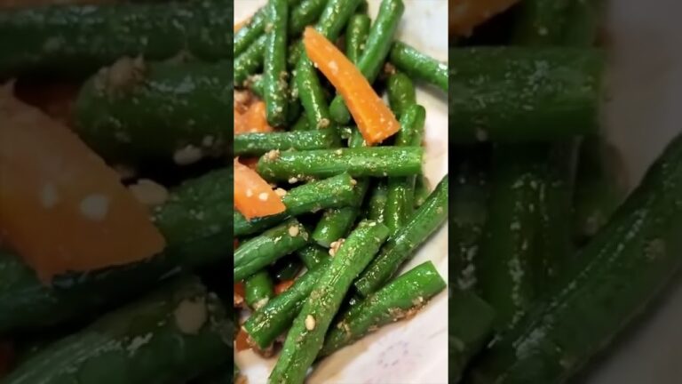 三尺ささげの胡麻和え　22 07 04　＃Shorts