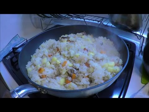 ピラフの作り方〈大地を守る会〉の大地宅配の食材を使って大地宅造 男の料理