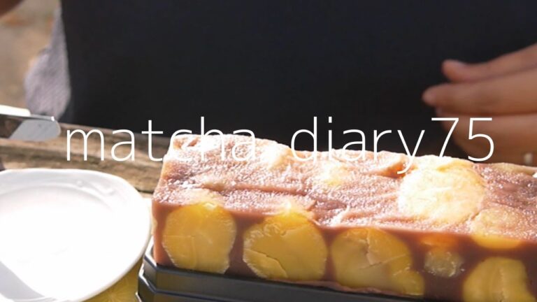 【暮らしvlog】贅沢♪栗ぎっしり秋限定/人気の栗むし羊羹/抹茶ダイアリー75