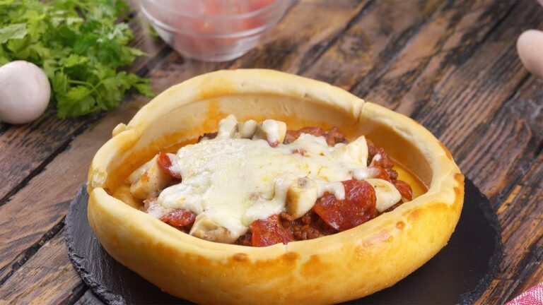 ミートソースのピザどんぶりは昼食にも夕食にもぴったり