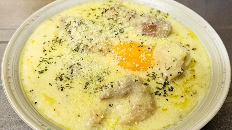 チキンカルボナーラ(ニンニク控えめ)