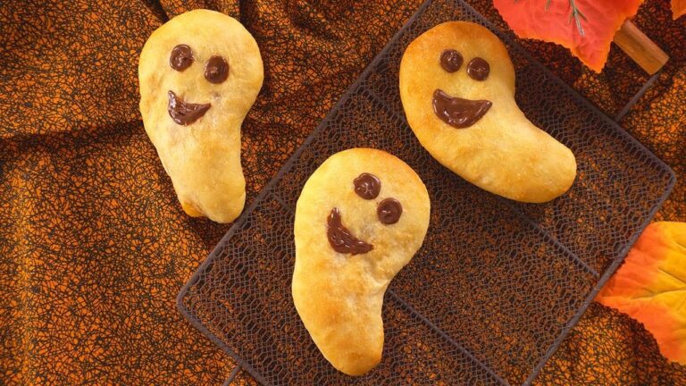 かぼちゃあん入りスイーツパン ハロウィンのおばけあんパン