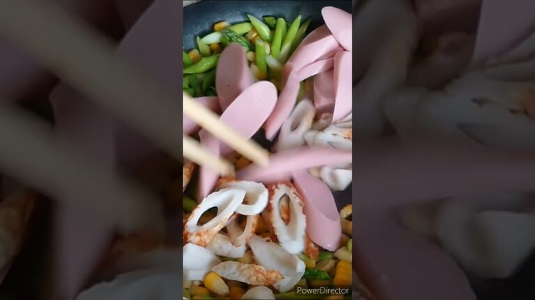 地味だけどめっちゃ美味しいよ♡【簡単お料理】アスパラ/ちくわ/コーン/ソーセージ#shorts