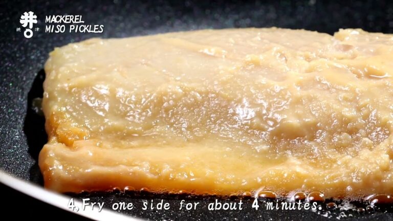 さば味噌漬　調理方法（英語版）