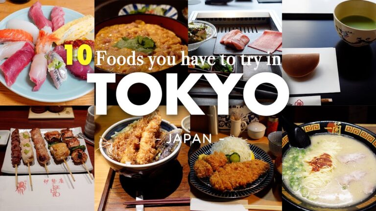 BEST 10 FOODS YOU MUST TRY IN TOKYO, JAPAN ｜Food and Travel Guide 2025