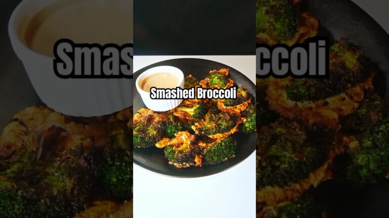 海外でバズったのブロッコリーレシピ スマッシュドブロッコリーが美味すぎる Smashed Broccoli with Cheese🥦 #cooking