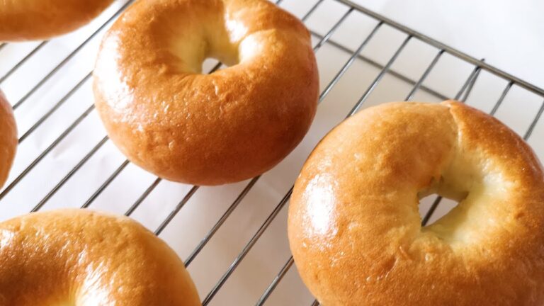 【1時間で完成！】つやぴか『もちもちベーグル』の簡単な作り方