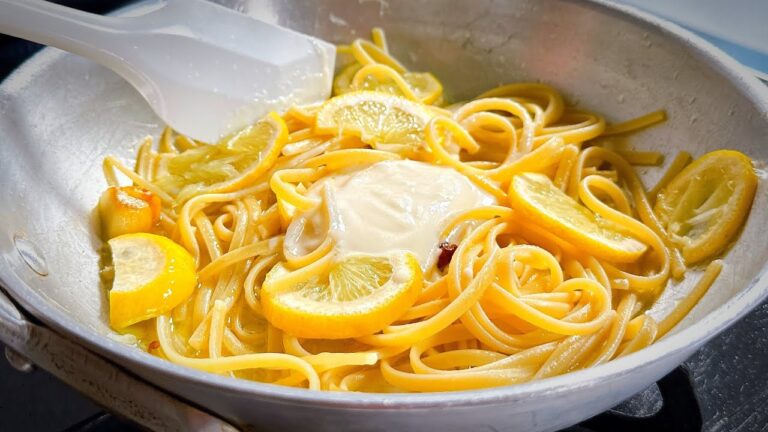 基本のレモンパスタ【ペペロンチーノ】イタリア料理を極める第一歩