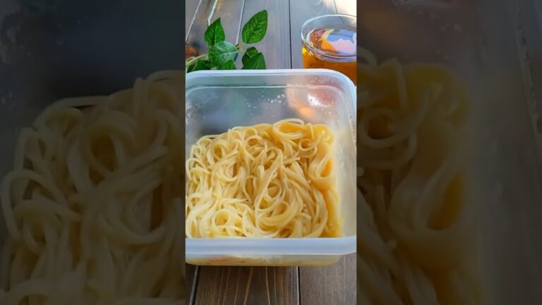 レンジでペペロンチーノ #エプロン #簡単レシピ