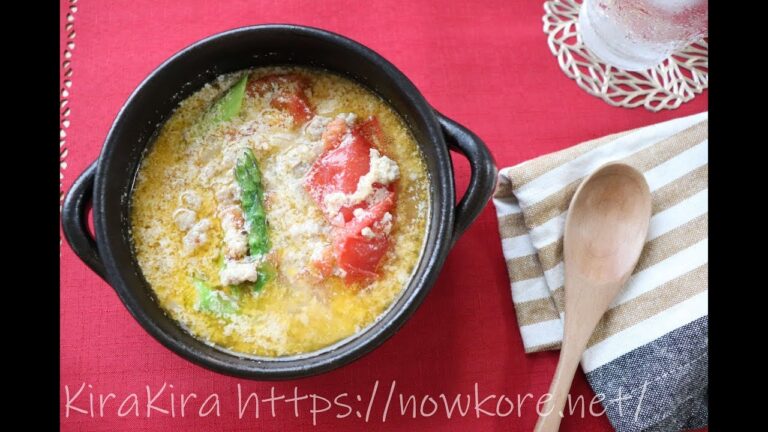 ポークトマト豆乳スープ。Atsushiさんの美腸スープレシピ