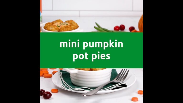 Mini Pumpkin Pot Pies - Brookshire Brothers