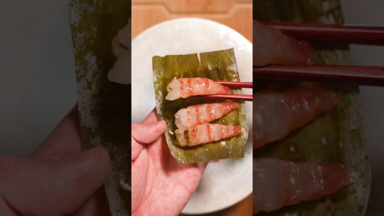 鬼エビの昆布締めがうますぎる！