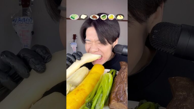 【大食い】自作お漬物爆食い#shorts #モッパン #大食い #飯テロ #asmr