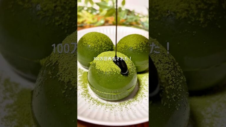 濃厚抹茶プリン🍵🌿‬ グルテンフリーレシピ　#ダイエットレシピ　#ヘルシースイーツ #抹茶プリン　#レンジ　#🍮