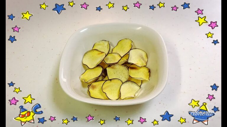 【犬おやつ】レンジで簡単☆さつまいもチップス