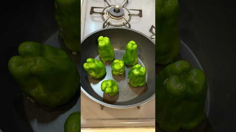 うまいピーマンの肉詰め