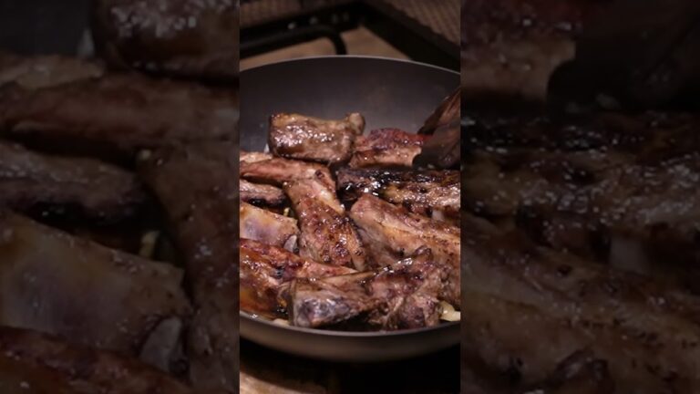 スペアリブ丼食ってみ？飛ぶぞ！！【七輪】 #asmr #飯テロ #bbq #七輪#古民家