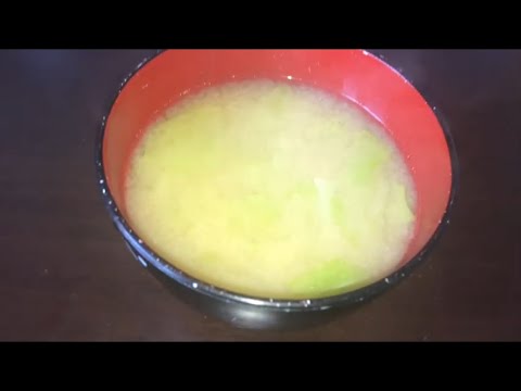 キャベツと玉ねぎの味噌汁の作り方！！