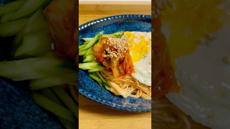 麺半分で大満足！レンチン5分のヘルシービビンそうめん #簡単レシピ #料理 #ズボラ飯 #時短レシピ #自炊 #ヘルシー #ダイエット #麺 #夏 #韓国料理 #おうちごはん #おつかれ飯