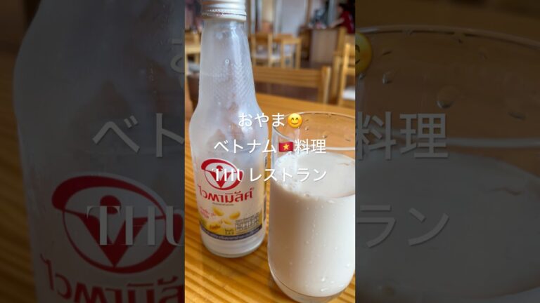 おやまベトナム🇻🇳料理THUレストラン豆乳生春巻き美味しい😋