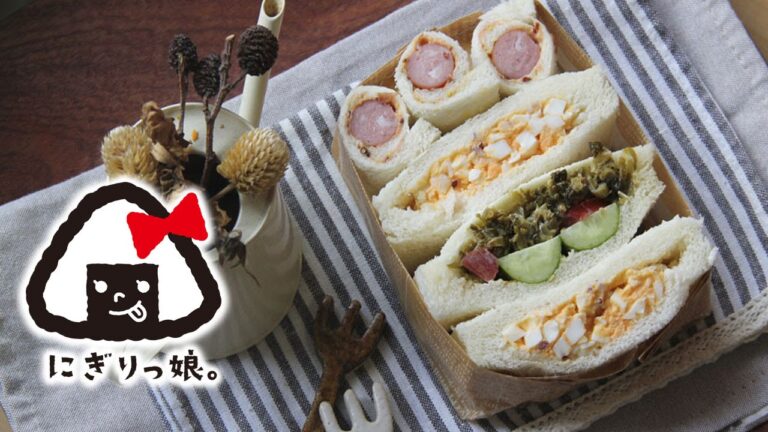 サンドイッチ（卵、高菜マヨ）とロールサンド弁当～Today's obento【LunchBox】～23時限目 【お弁当】