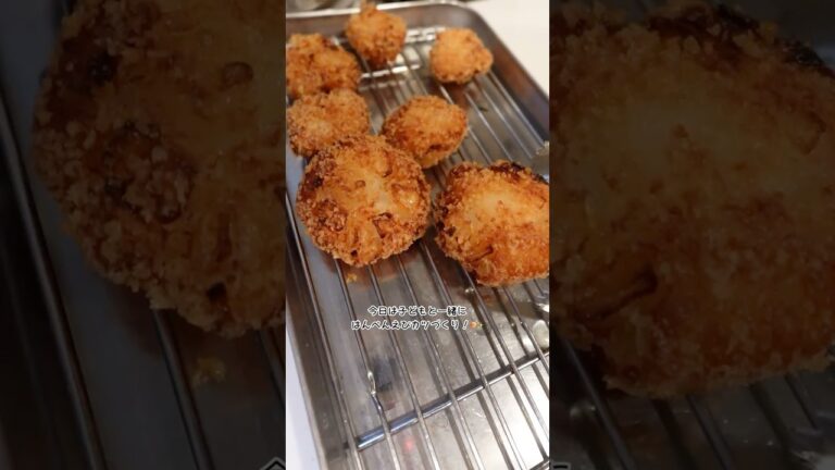 ふわプリ食感！はんぺんえびカツ｜【管理栄養士ママレシピ】
