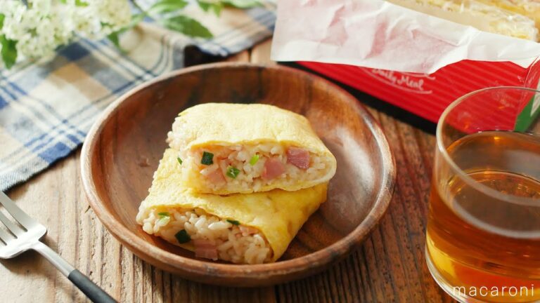 悪魔ごはん。バター醤油ライスのたまご巻きの作り方