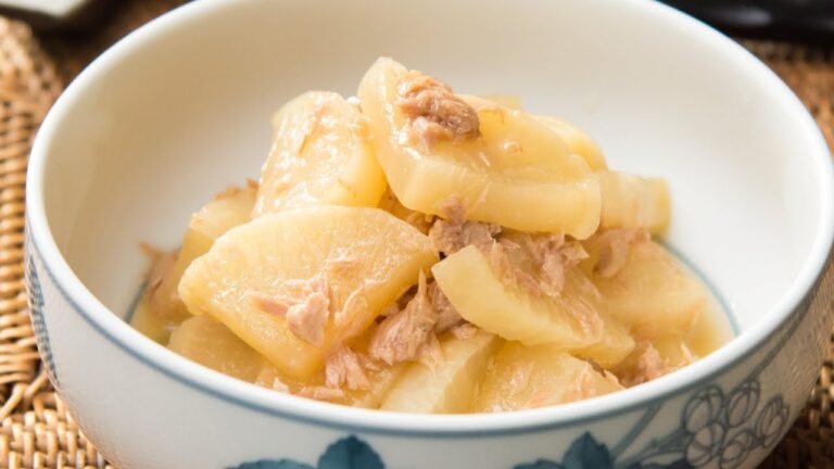 「大根とツナの煮物」の作り方☆煮物も時短で！ビストロNE-BS1400の電子レンジ機能におまかせ！