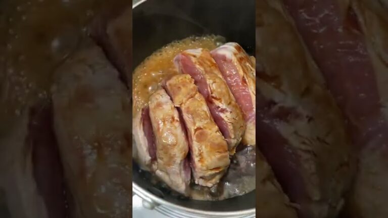 【夕食】豚ロースの角煮