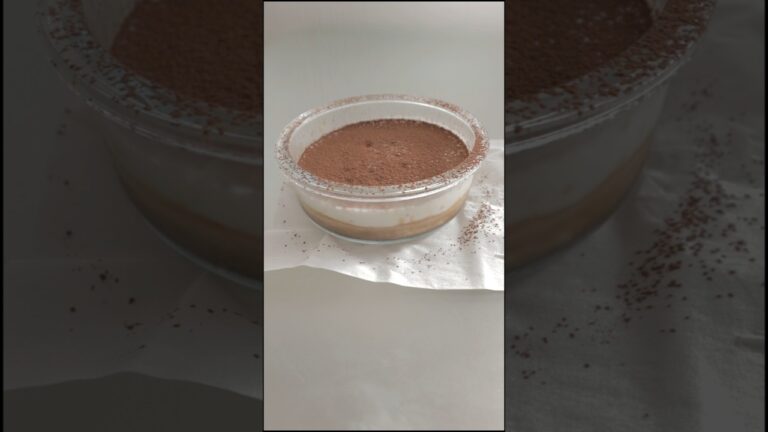 Healthy Tiramisu Protein Breakfast | ヘルシープロテインティラミス朝ごはん #ダイエットレシピ #朝ごはん #ヘルシーレシピ