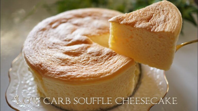 糖質オフ　スフレチーズケーキの作り方【糖質制限ダイエット】 Low Carb