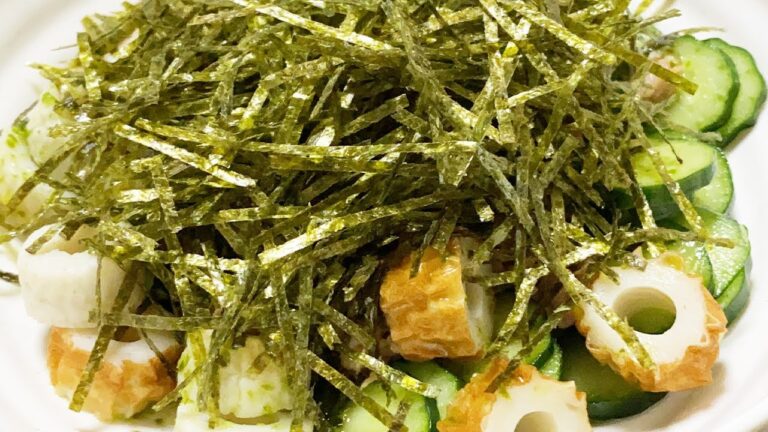 【最強のサラダ】シーチキンときゅうりとちくわの清楚○ッチ