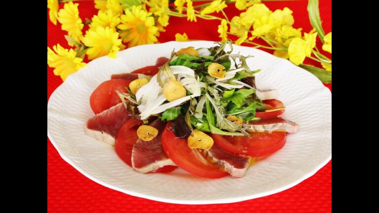 ハラペコさんに贈る「カツオのカルパッチョ」